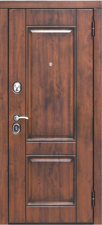 Металлическая дверь с MDF+PVC отделкой снаружи